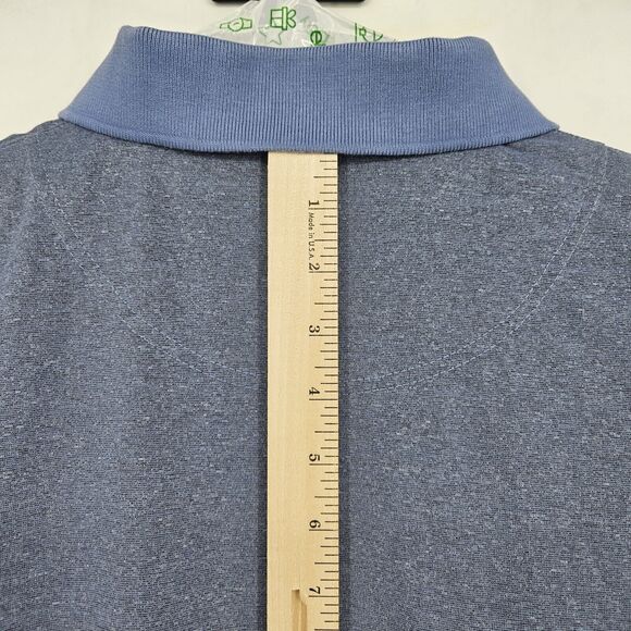Big Dogs Polo Shirt Mens Large Blue Short Sleeve Cotton Polyester Spandex Blend‎ - Picture 5 of 10